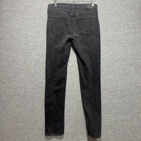 Lucky Brand Jeans Women 6/28 Black MidRise Brooke Straight Denim Comfort Stretch - Picture 10 of 13